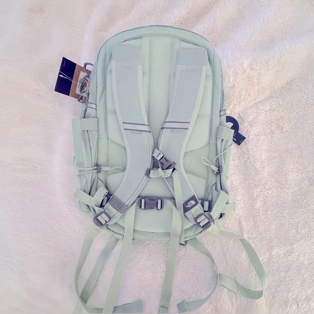 The North Face Borealis Luxe Backpack, Misty Sage/Burnt Coral,27L